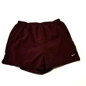 Nike fitdry women's brown athletic jogging shorts